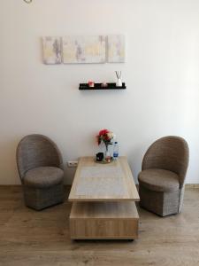 Un lugar para sentarse en Šiauliai City Apartment
