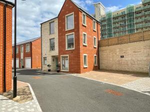 Bygningen som feriehuset ligger i