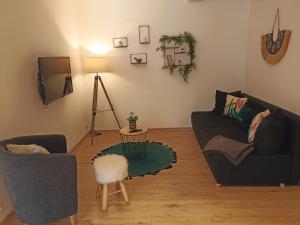 Posezení v ubytování Le gîte de Marguerite