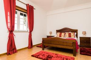 Postel nebo postele na pokoji v ubytování Casa do Melro