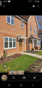 a picture of a brick house with a porch at Coastal Retreat Bognor in Bersted