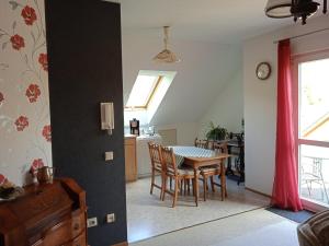 Posezení v ubytování Ferienwohnung kaub