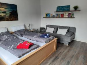 Postel nebo postele na pokoji v ubytování Stefanie