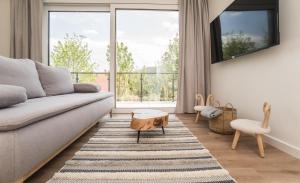 Televízia a/alebo spoločenská miestnosť v ubytovaní Osada Szczyrk - prywatna sauna&jacuzzi