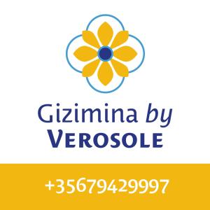 un logo de fleurs pour une girmine par vervocabulaire dans l'établissement Gizimina B&B by VeroSole, à Ix-Xagħra