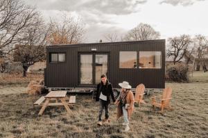 Hostia v ubytovaní Parcel Tiny House I Chèvrerie de Rilly