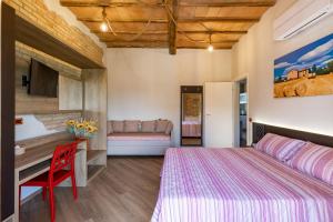 Posteľ alebo postele v izbe v ubytovaní Elegante Casa Mafalda con vista