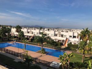 an aerial view of a resort with a swimming pool at "La Piña" Condado Golfresort 1574 in Alhama de Murcia