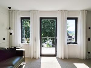 Posezení v ubytování Ferienhaus Stadtblick