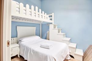 Apartamento Bari tesisinde bir ranza yatağı veya ranza yatakları