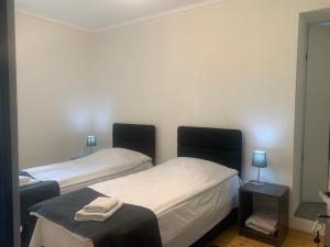 Postel nebo postele na pokoji v ubytování Hotel Lemi