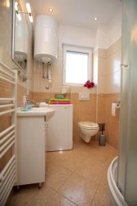 Koupelna v ubytování Apartments Villa Dalmazia