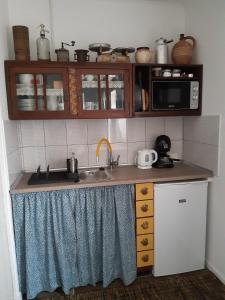 Kuchyňa alebo kuchynka v ubytovaní Kiskemence Vendégház Szatta