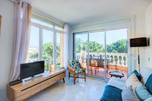 Televízia a/alebo spoločenská miestnosť v ubytovaní Gran Reserva Mar 27 Empuriabrava - Immo Barneda