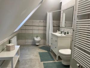 Koupelna v ubytování Apartmán U Březinů