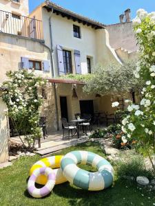 Zahrada ubytování B&B Temps Suspendu Provence