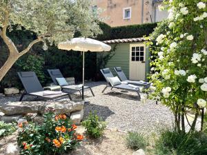 Zahrada ubytování B&B Temps Suspendu Provence