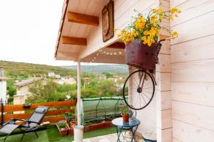 Balkon lub taras w obiekcie Cabaña IkiZen