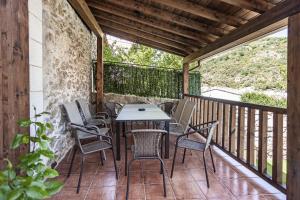 Balkón nebo terasa v ubytování Casa Rural La Fontanita