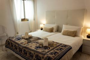 Postel nebo postele na pokoji v ubytování Apartamento Miramar