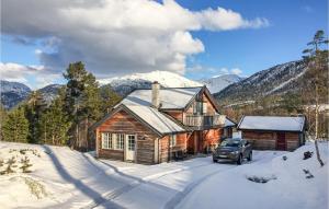 Beautiful Home In Vossestrand With Wifi en invierno
