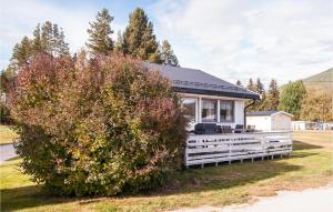 a house with a large bush in front of it at 2 Bedroom Lovely Home In Atna in Atnoset