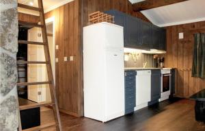 Kjøkken eller kjøkkenkrok på 3 Bedroom Beautiful Apartment In Hemsedal