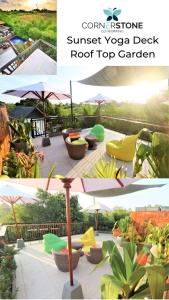 Zahrada ubytování Cornerstone Bali Coworking