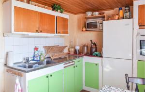 Kuchyň nebo kuchyňský kout v ubytování 2 Bedroom Beautiful Home In Söderåkra