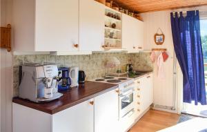 Kuchyň nebo kuchyňský kout v ubytování 2 Bedroom Pet Friendly Home In Figeholm