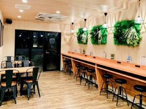 Restaurace v ubytování HOTEL LiVEMAX Tachikawa Ekimae + 17 fotografií