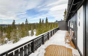 4 Bedroom Gorgeous Home In Sjusjøen v zimě