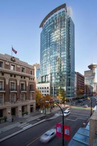 Nespecifikovaný výhled na destinaci Vancouver nebo výhled na město při pohledu z hotelu