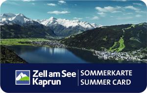 a view of a lake with mountains in the background at Schmitten Haus in Zell am See