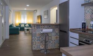 Kuchyň nebo kuchyňský kout v ubytování Calle Carmen Viejo Apartamento