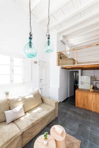 Η κουζίνα ή μικρή κουζίνα στο Cozy apartment in Mykonos Town
