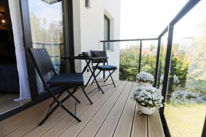 Balkon lub taras w obiekcie M&K Apartamenty Rodzinny, Gdańsk - Wyspa Sobieszewska