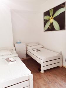 Voodi või voodid majutusasutuse 7brunnen Hostel Beds & Rooms toas