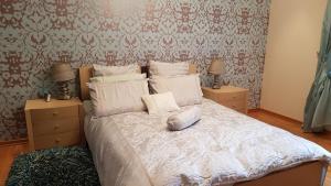 Posteľ alebo postele v izbe v ubytovaní Villa Omega Kefalonia