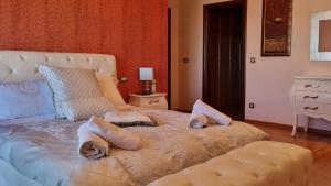 Posteľ alebo postele v izbe v ubytovaní Villa Omega Kefalonia