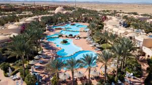 an aerial view of the pool at the resort at Dream Lagoon Resort & Aqua Park in Marsa Alam City