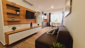 TV a/nebo společenská místnost v ubytování Villa Silente