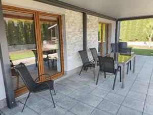 Patio nebo venkovní prostory v ubytování Ubytování U Vrbičky - blízko Prahy