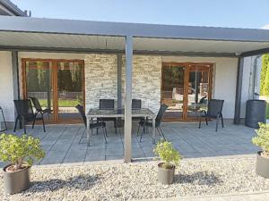 Patio nebo venkovní prostory v ubytování Ubytování U Vrbičky - blízko Prahy