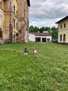Vonkajšia záhrada v ubytovaní PENZION "Pivovar" KLUGE - Jedinečné ubytování v areálu bývalého pivovaru