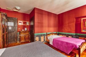 Postel nebo postele na pokoji v ubytování Hotel Portacavana