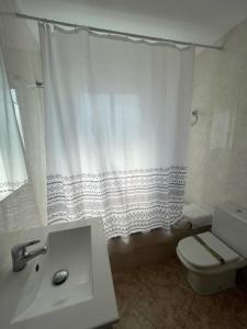 Ett badrum på Kesito Family Apartments