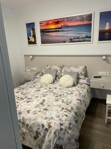 Postel nebo postele na pokoji v ubytování Casa María