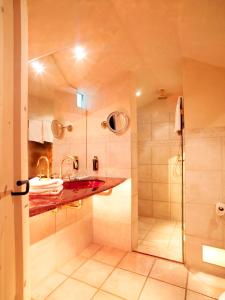 Koupelna v ubytování Hotel San Gabriele