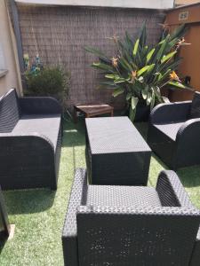 Część wypoczynkowa w obiekcie apartment garden